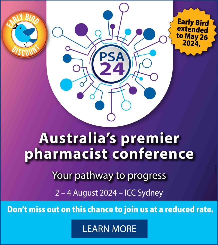 Link to Early Bird registration for PSA24
