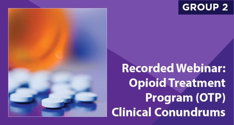 Opioid Treatment Program (OTP) – Foundation Training and Support ...
