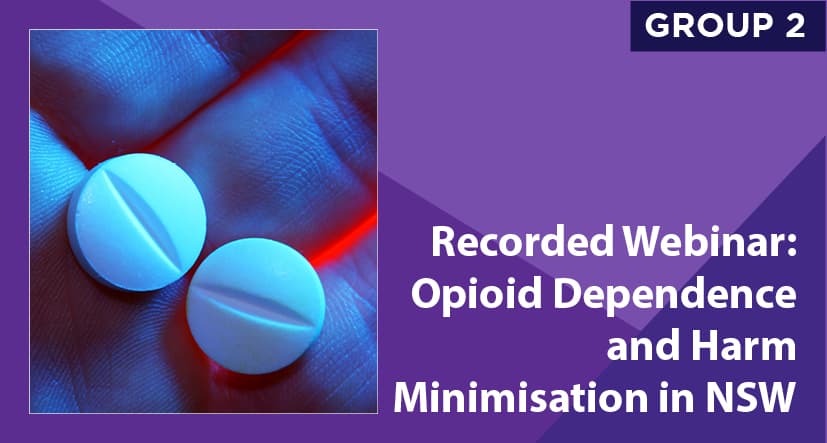 Link to recorded webinar for OTP Harm minimisation