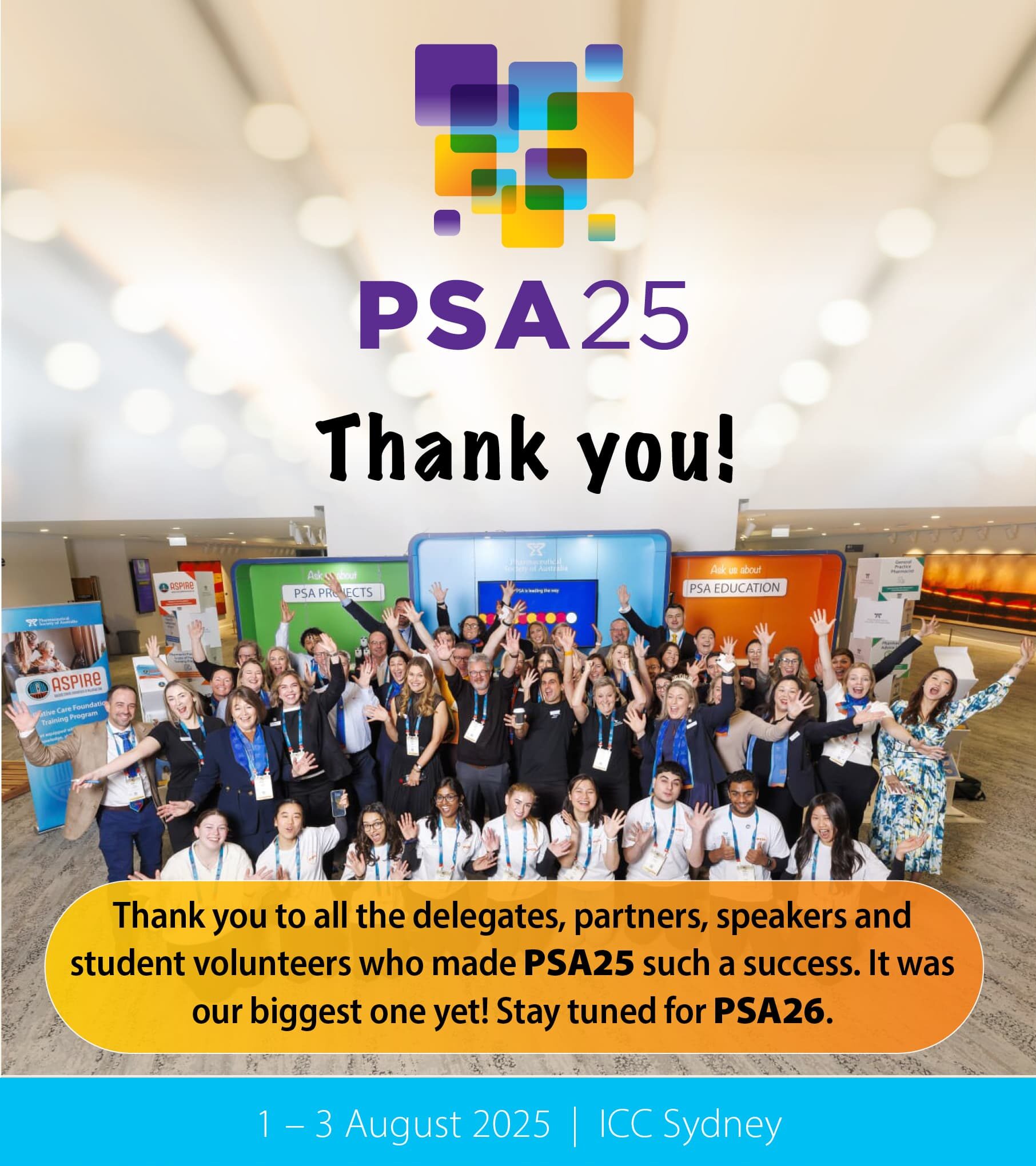 PSA25 homepage webtile_Thank you PSA25 Thank you